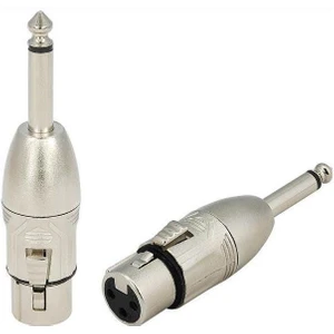 RX-J382 6.3mm Mono Erkek - Xlr 3pin Dişi Çevirici