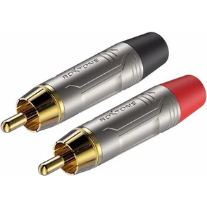 RX-J807 Rca Erkek Jak Metal Kırmızı-Siyah 2ADET