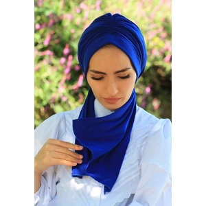 Amisos Bone Şal Tasarım Bone Saks - Özel Tasarım- Yeni Model Tesettür Giyim