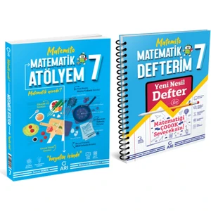 Arı Yayıncılık 7.Sınıf Matematik Seti (Atölye-Defter) 2021-2022