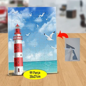 Martılar ve Deniz Feneri 99 Parça Puzzle Yapboz TABLO-1284-11467
