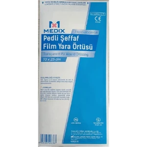 Pedli Şeffaf Film Yara Örtüsü 10 x 25 cm Tekli