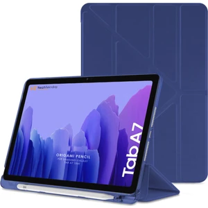 Nezih Case Samsung Galaxy Tab A7 T500 10.4" Uyumlu Origami Kalemlikli Pu Deri Arkası Yumuşak Silikon Kılıf