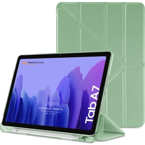 Nezih Case Samsung Galaxy Tab A7 T500 10.4" Uyumlu Origami Kalemlikli Pu Deri Arkası Yumuşak Silikon Kılıf