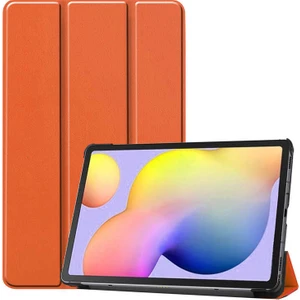 Nezih Case Samsung Galaxy Tab S6 Lite P610 Uyumlu Pu Deri Arkası Sert Mika Smart Cover Standlı Tablet Kılıfı