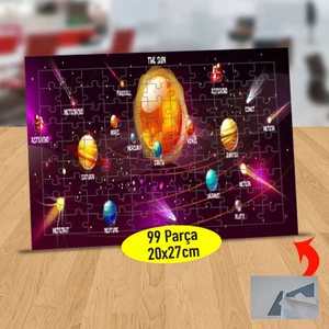 Güneş Sistemi Gök Bilim 99 Parça Puzzle Yapboz TABLO-33099-293