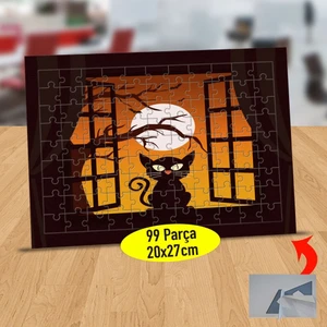 Pencere Önündeki Kedi 99 Parça Puzzle Yapboz TABLO-23-2147910854