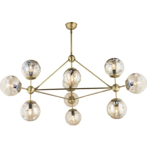 Lampaluce Spazio Modern Tasarım 10'lu Avize Sarı