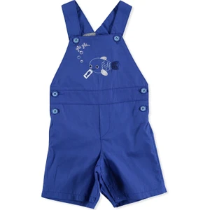 Yaz Erkek Bebek Glu Glu Balık Poplin Atlet Reçme Tek Salopet