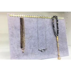 Aydın Dekor Enine Sertex Kuması Kolye-Zincir-Tesbih Standı (Aydındecor)