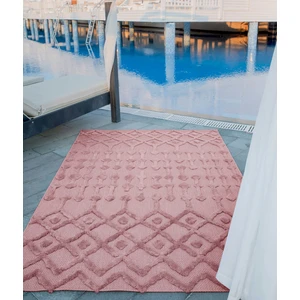 Silva Pembe Halı Yıkanabilir Halı Balkon Halısı Oturma Odası Koridor Yatak Odası Halısı 58388A