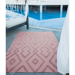 Silva Pembe Halı Yıkanabilir Halı Balkon Halısı Oturma Odası Koridor Yatak Odası Halısı 58594A