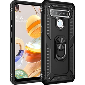 Shin-Wo Telefon Kılıfı - Halka Tutuculu LG K61 Kılıf İçin (Yurt Dışından)