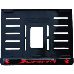 Bajaj Dominar 4 Plastik Kırılmaz Motosiklet Plakalık