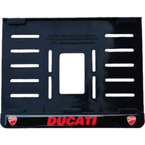 Ducatı Plastik Kırılmaz Motosiklet Plakalık