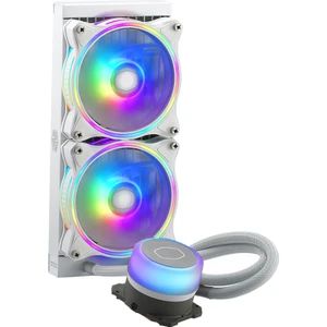 Coolermaster Masterliquid ML240 Beyaz Illusion Argb 2XMF120 Halo Fanlı Işlemci Sıvı Soğutma Kiti MLX-D24M-A18PW-R1