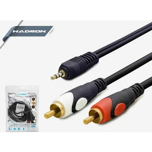 HN-4647 2 Rca 3,5 mm Stereo Gold 3 mt