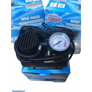 Auto Kıt Lastik Şişirme Kompresörü 12V Çakmaklıklı