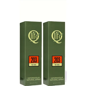 NO:203 Edc 50 ml + 50 ml 2'li Erkek Parfüm