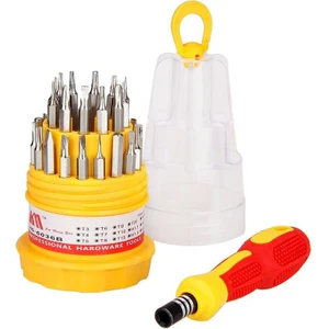 31 Parça Mini Tornavida Seti Çok Amaçlı Set