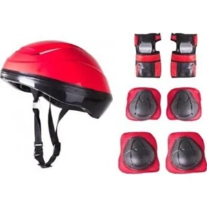 Toys F-Sports Kask Dizlik Dirseklik Koruyucu Set Kırmızı
