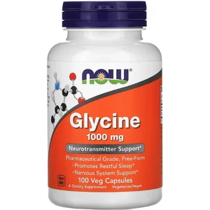 Foods, Glycine, 1,000 Mg, 100 Veg Capsul. USA
