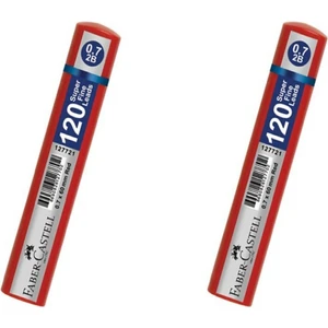 Faber Castell 2 Adet Grip Min 07MM 2b 60 mm 120'LI Kırmızı Tüp Kutulu