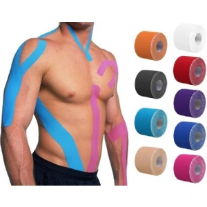 Wıngmed Kinesio Bant Kinezyo Bandı 5 Cm X 5 Metre, Sarı (W 1033-Sarı)
