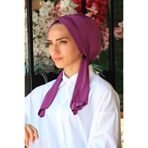 Amisos Bone Şal Tasarım Bone Şarabi - Yeni Model Tesettür Giyim