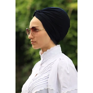 Amisos Bone Şal Dolama Bone  Lacivert (Hazır Değildir) - Yeni Model Tesettür Giyim