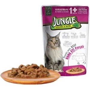 Pouch Kısır Kedi Biftekli Soslu Yaş Mama