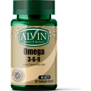 Omega 3-6-9 İçeren Takviye Edici Gıda, Balık Yağı, Epa ve Dha, 30 Yumuşak Kapsül