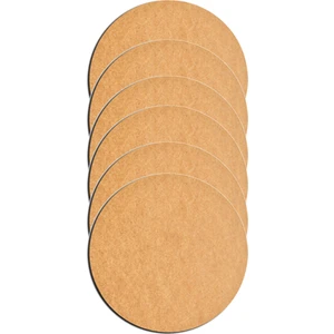 Nev Avm 30 cm Çap 3 mm (2.7 Mm) Ham Mdf Duralit Daire Plaka Supla Tabanı 6 Adet