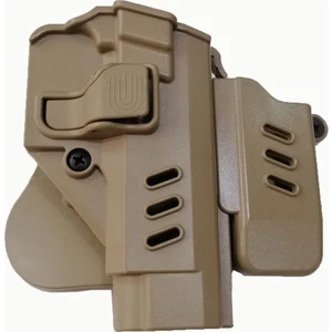 Black Grips Bg Sarsılmaz P8L Kilitli Taktik Tabanca Kılıfı Bej Renk(Kum Rengi) Şarjörlü