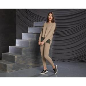 Kadın Dantel Detaylı Tayt Takım