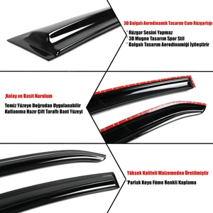 Cıtroen C-Elysee 2020 Cam Rüzgarlığı 4 Lü