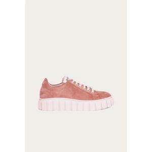 Bueno Shoes Pudra Süet Kadın Düz Ayakkabı
