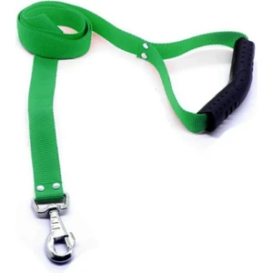 Kauçuk Saplı Köpek Gezdirme Tasması Yeşil