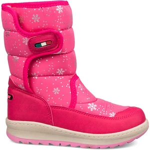 Le Petit Pembe Kar Desenli Içi Kürklü Kız Çocuk Kar Botu