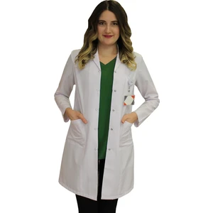 Safa Forma Klasik Yaka Kadın Önlüğü Beyaz