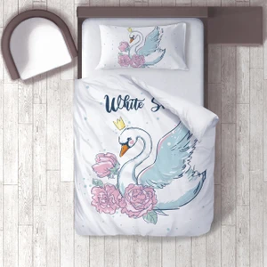 Dijital Baskılı 160 x 220 cm Çocuk Odası Nevresim Takımı Model 065