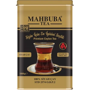 Tea STD 2574 Premium İthal Seylan Sri Lanka Ceylon Kaçak Siyah Yaprak Çayı 1kg Teneke