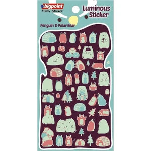 BP850-78 Penguenler Ayılar Sticker