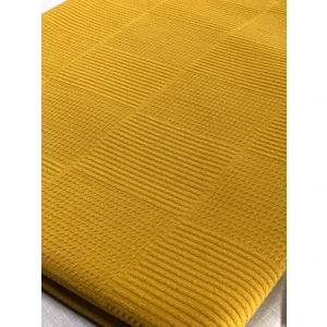 Sefaoğlu Tekstil Tek Kişilik Pike - Hardal