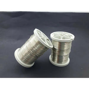 Yiğit Aksesuar 0.60 mm Kalınlığında Gümüş Renk , Takı, Taç ve Çiçek Teli.-2-Li