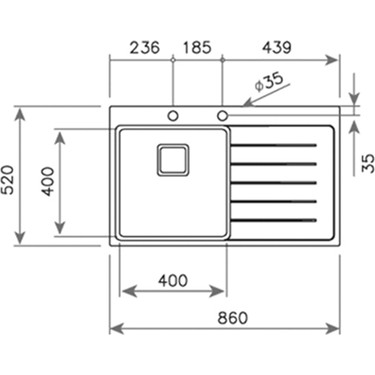Teka Zenıt RS15 1b 1d R 86 Auto Sağ Damlalıklı Tezgah Üstü Fiyatı