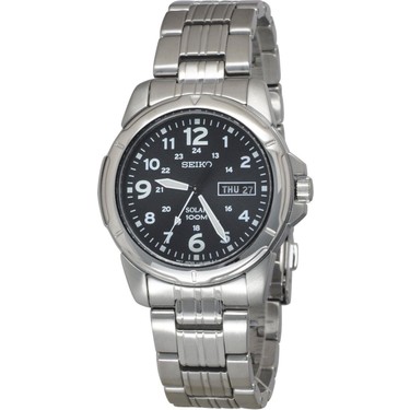 Seiko Solar Quartz SNE095P1 SNE095 SNE095P Mens Watch