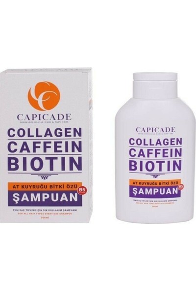 Capicade Collagen Caffein Biotin Sık Kullanım Şampuan 300 ml
