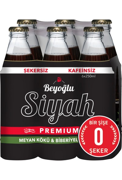 Beyoğlu Premium Siyah Gazoz 6X250