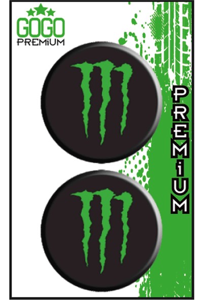 Seven Kardeşler Monster 5 (5x5 Cm) Ikili Damla Etiket